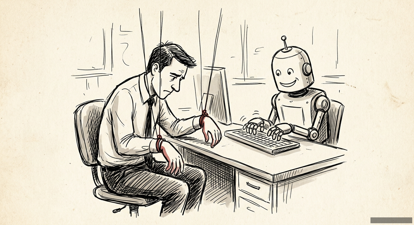 Editorial illustration for: AI Just Rewrote Your Job Description
