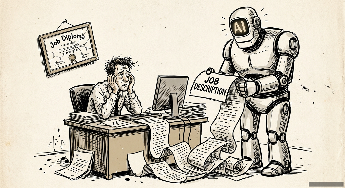 Editorial illustration for: That New 'AI Assistant' Is Your Boss Now