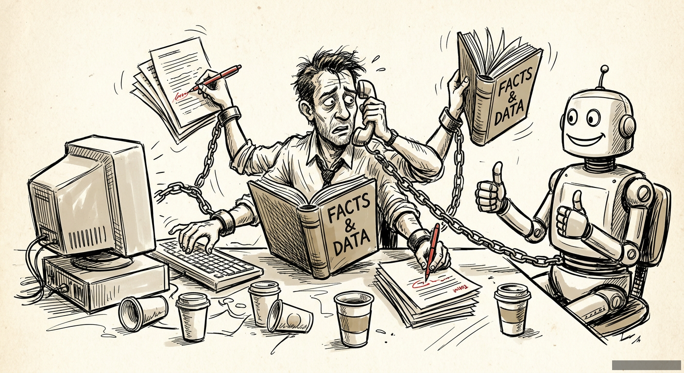 Editorial illustration for: The AI 'Productivity Boost' That Secretly Doubled My Workload