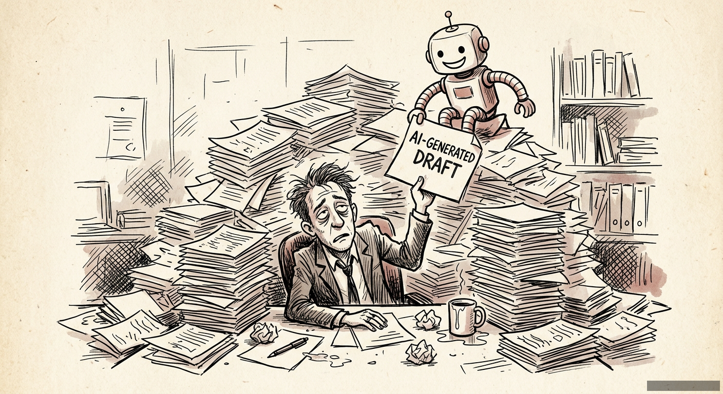 Editorial illustration for: The AI 'Productivity Boost' That Secretly Doubled My Workload