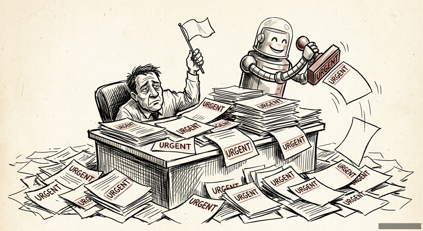 Editorial illustration for: The Great AI 'Productivity' Fraud