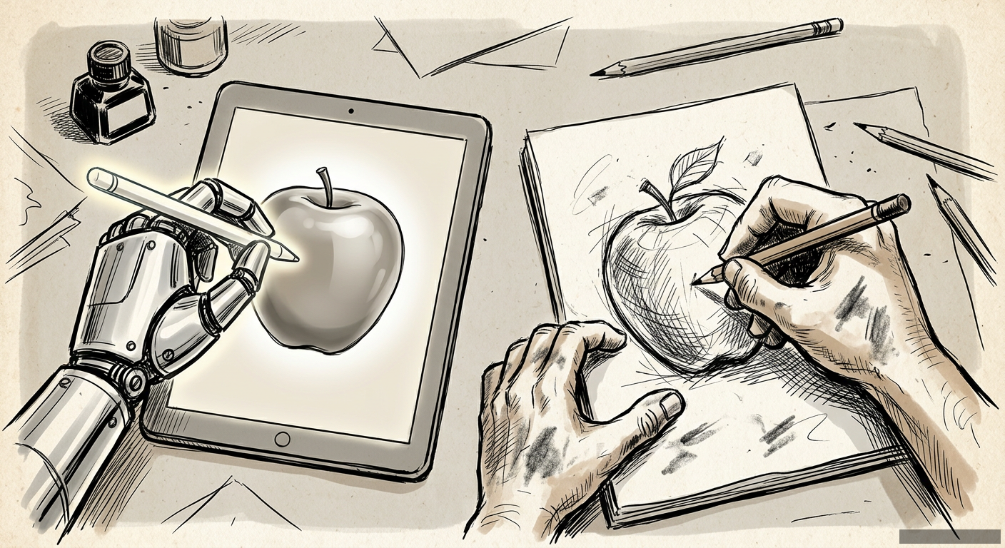 Editorial illustration for: Your Hands Are Smarter Than You Think
